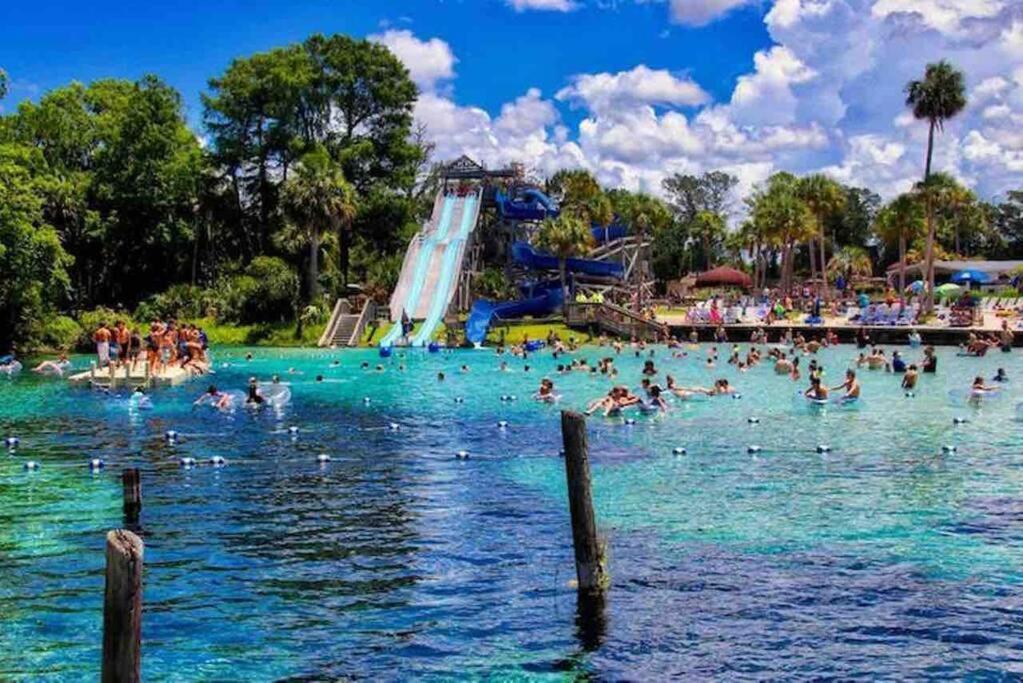 Manatee Oasis Weeki Wachee Family Fun Pool Home Spring Hill Bagian luar foto